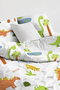 L'essentiel linge de maison Dinolar White Juego de funda nórdica individual Blanco
